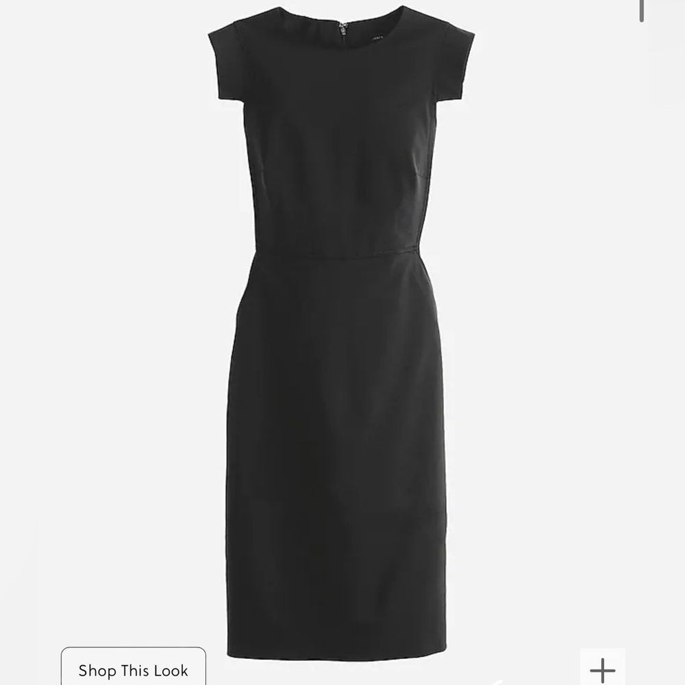 J. Crew resume dress 0P black